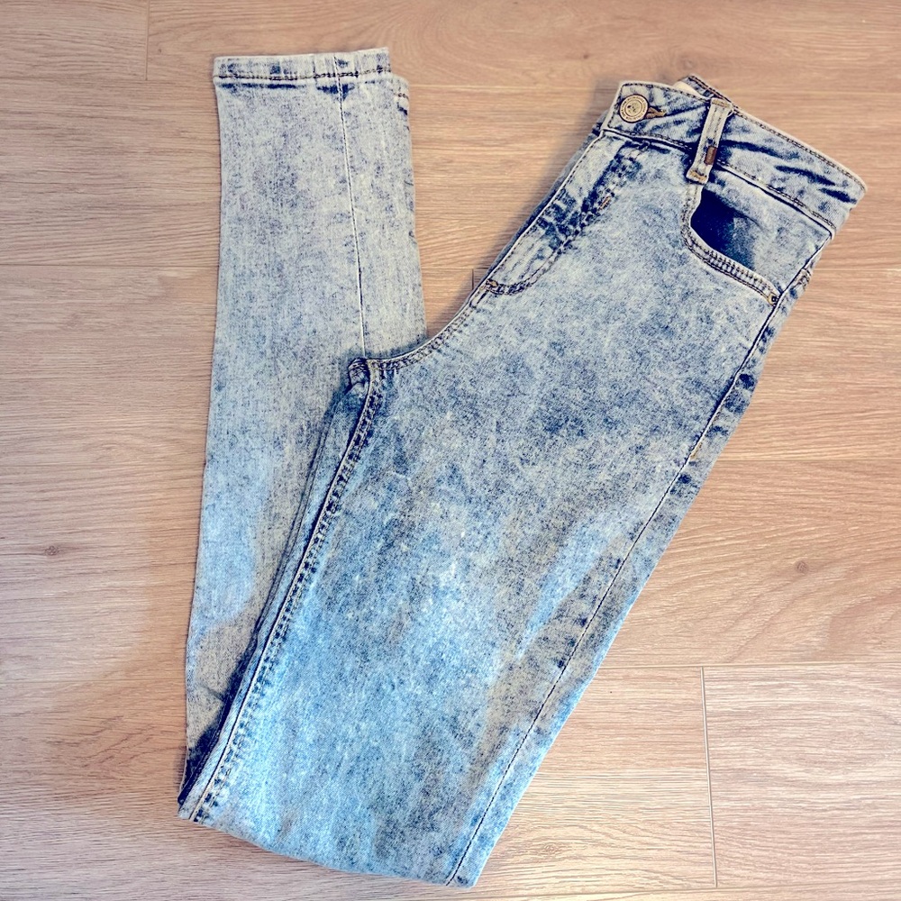 Denim high waist jeans